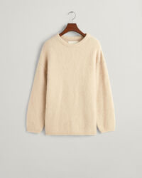 Crew neck tr&ouml;ja med fluffig struktur