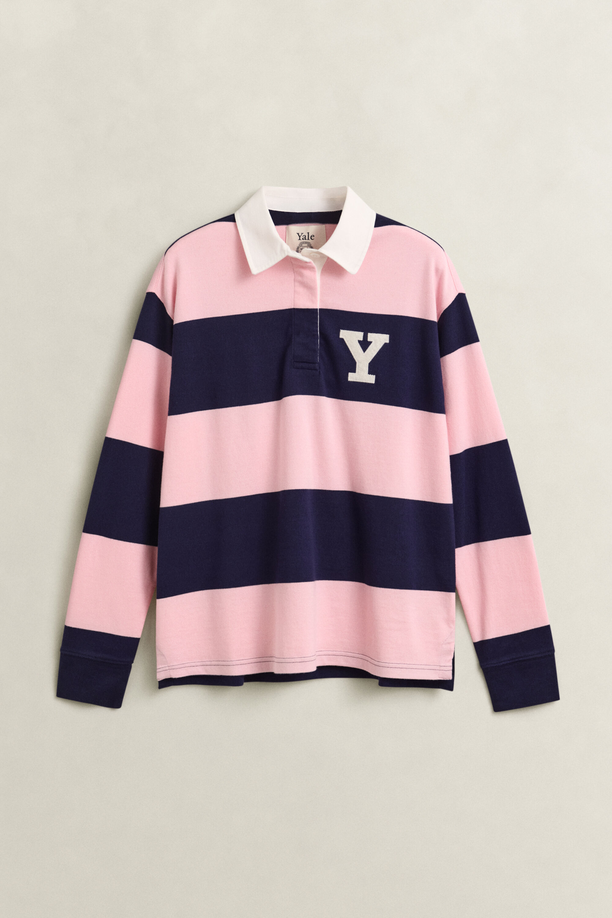 Gant x Yale Heavy Rugger med breda ränder