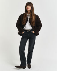 Stretchjeans med raka ben