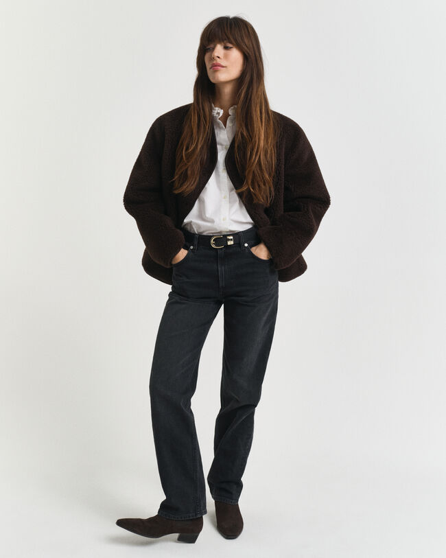 Stretchjeans med raka ben