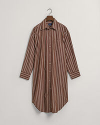 Oversized randig skjortkl&auml;nning