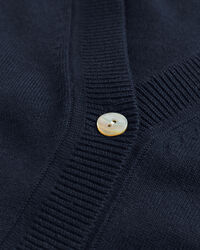 Tunn V-ringad bomullskofta