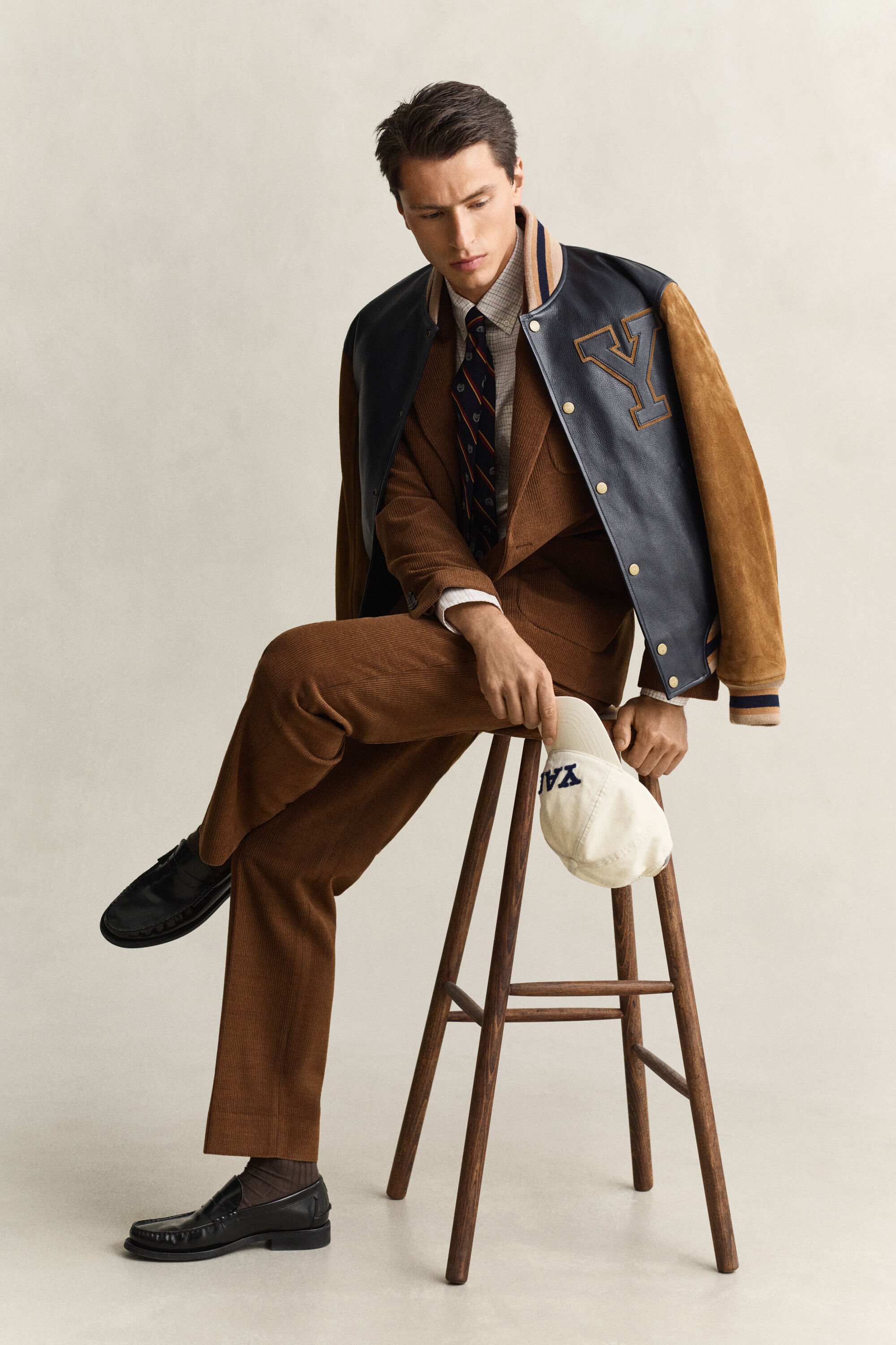 Gant x Yale manchesterkavaj i ull