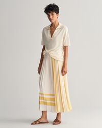 Randig plisserad kjol