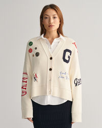 Cropped GANT Varsity kofta