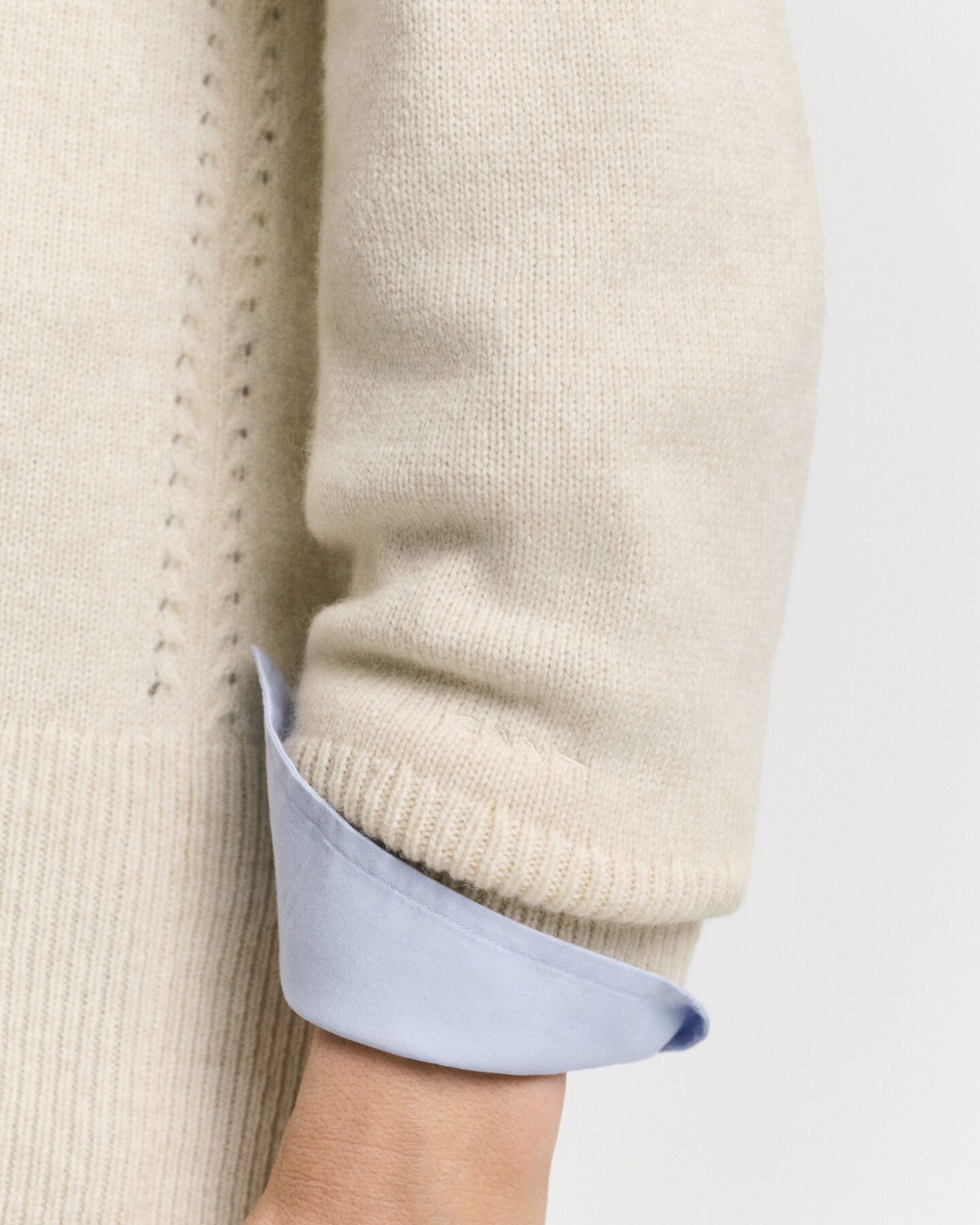 Kofta i kashmir- och ullblandning