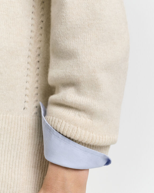 Kofta i kashmir- och ullblandning