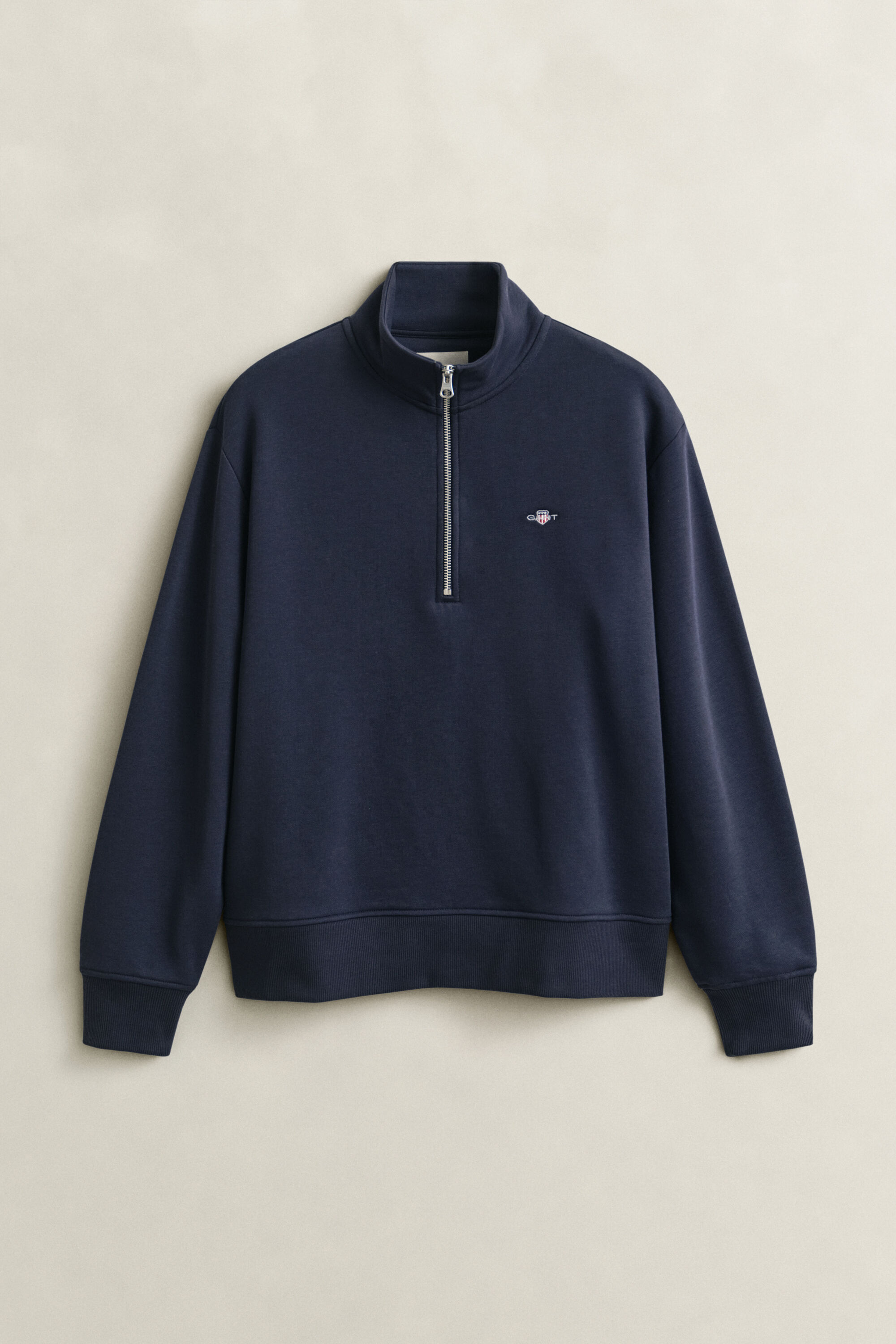 Shield sweatshirt med dragkedja vid halsöppningen