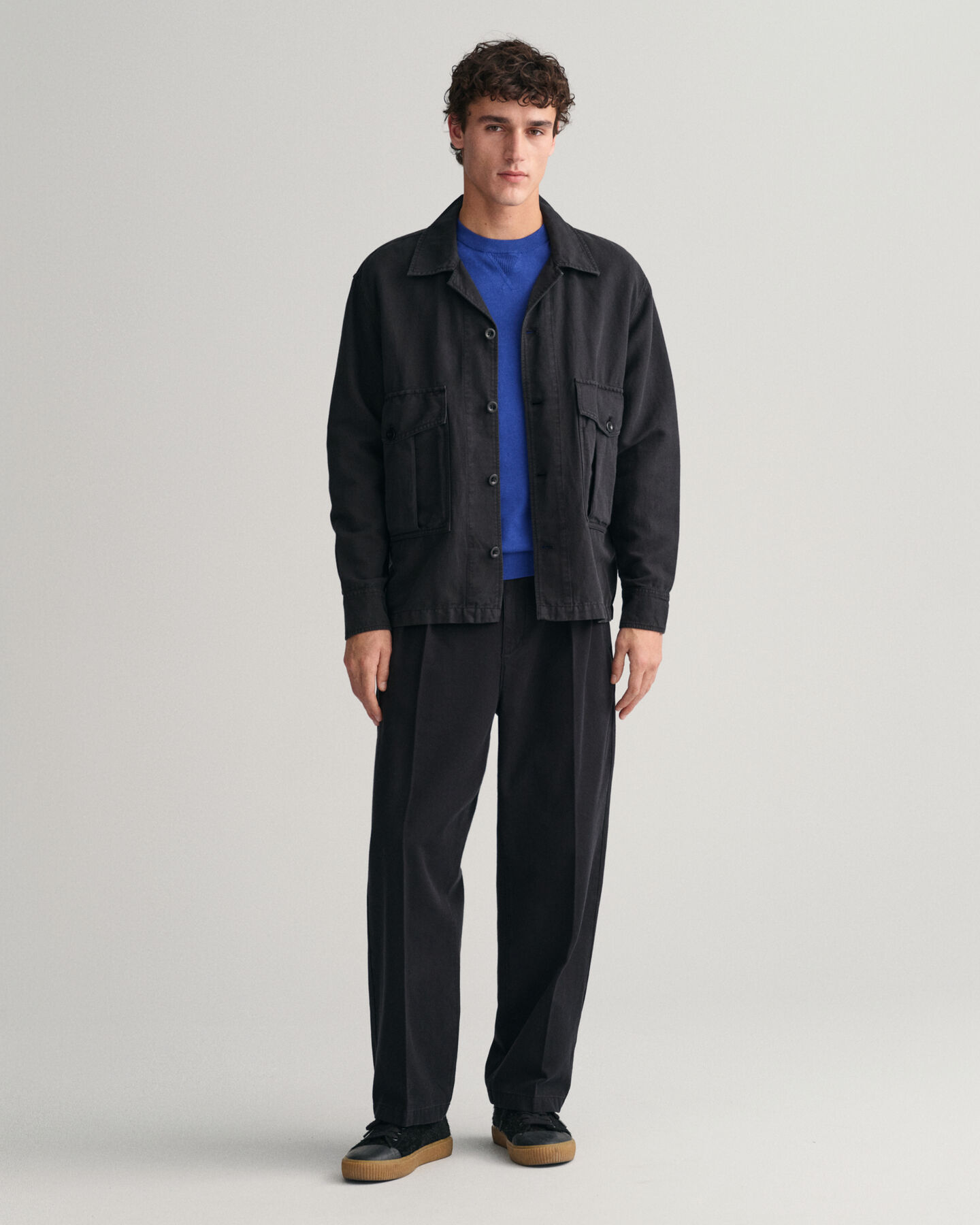 Tunn crew neck bomullstr&ouml;ja