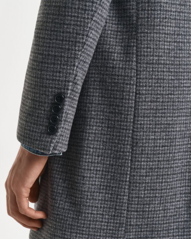 Tvåfärgad yllerock