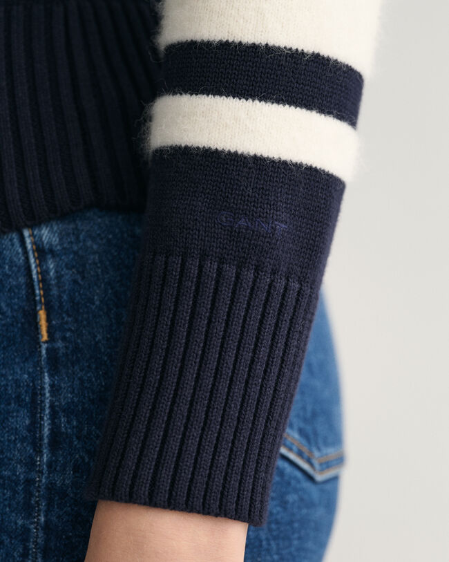 Randig crew neck tr&ouml;ja