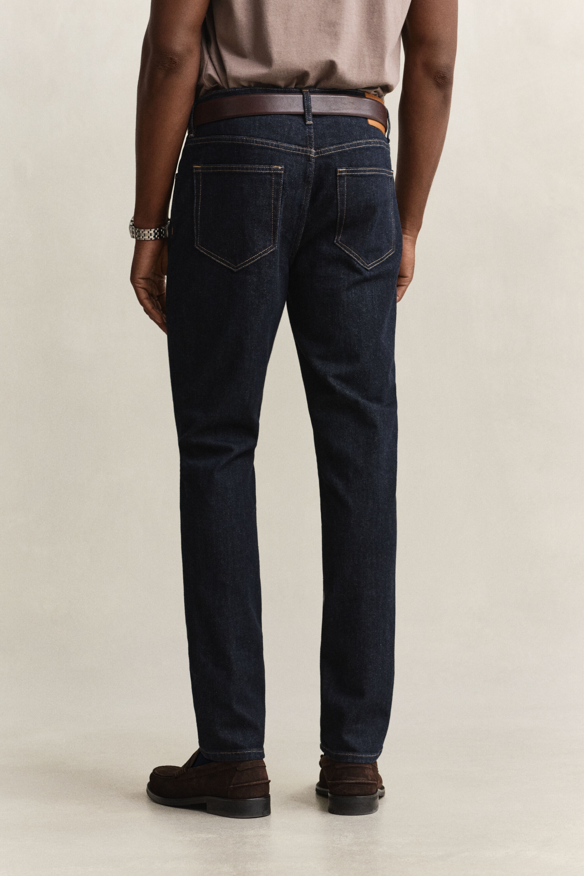 Slim fit jeans i stilren tvätt