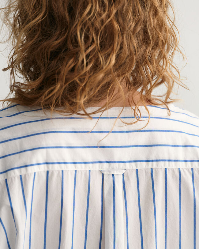 Relaxed fit Popover randig skjorta