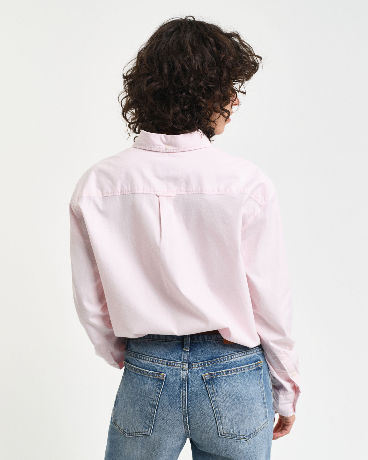 Relaxed fit lyxig oxfordskjorta