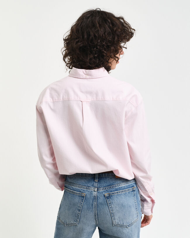 Relaxed fit lyxig oxfordskjorta
