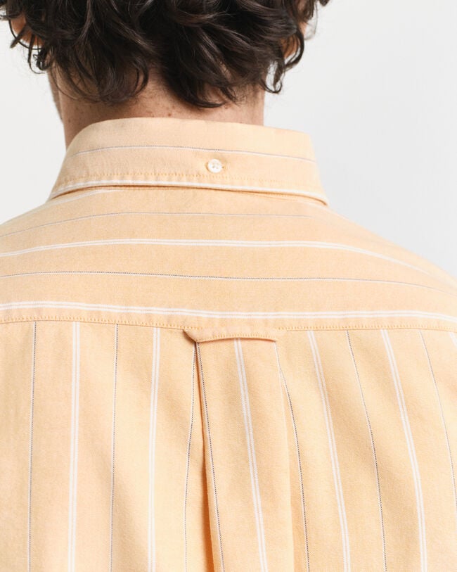 Regular fit klassisk randig oxfordskjorta