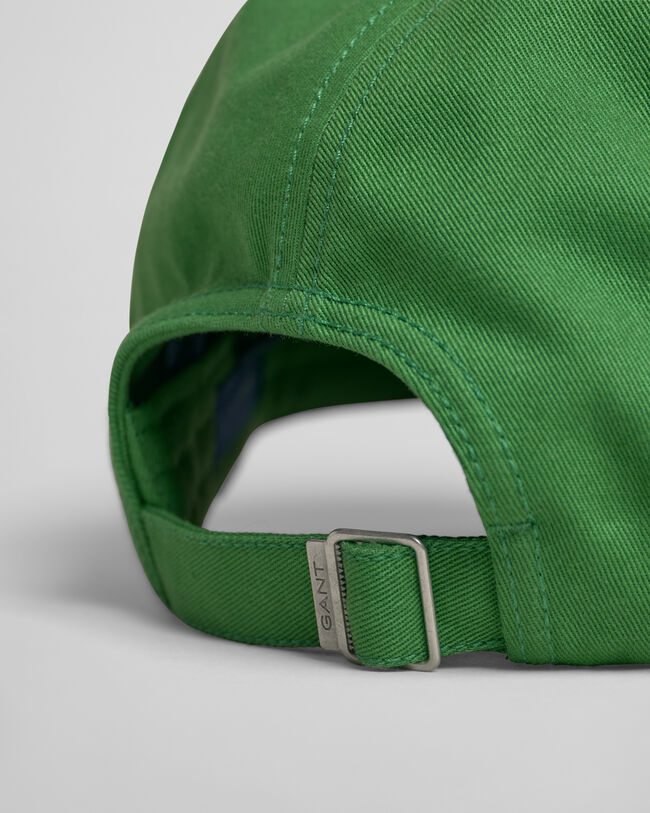 Hög keps i bomullstwill