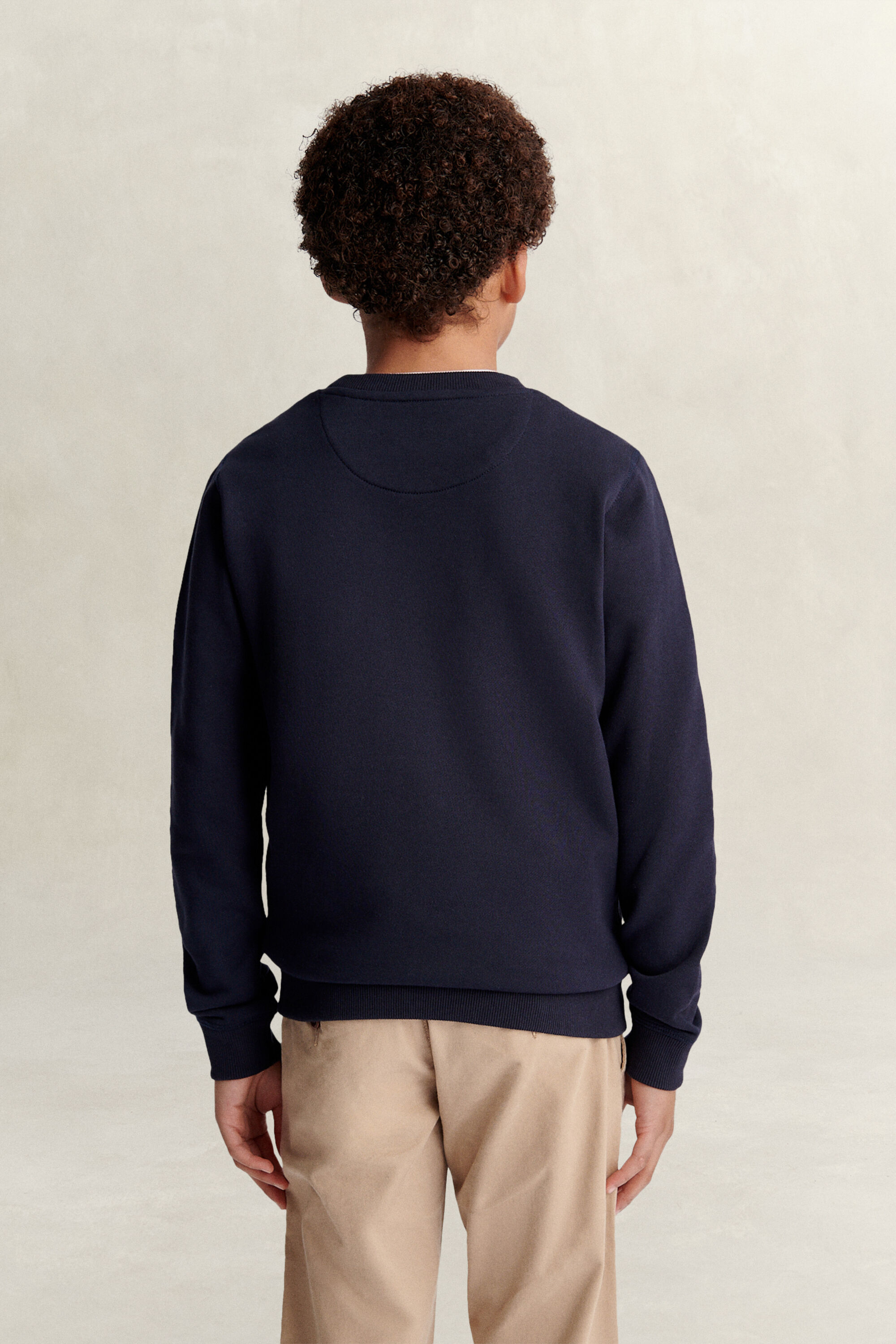 Teens sweatshirt med sköldemblem