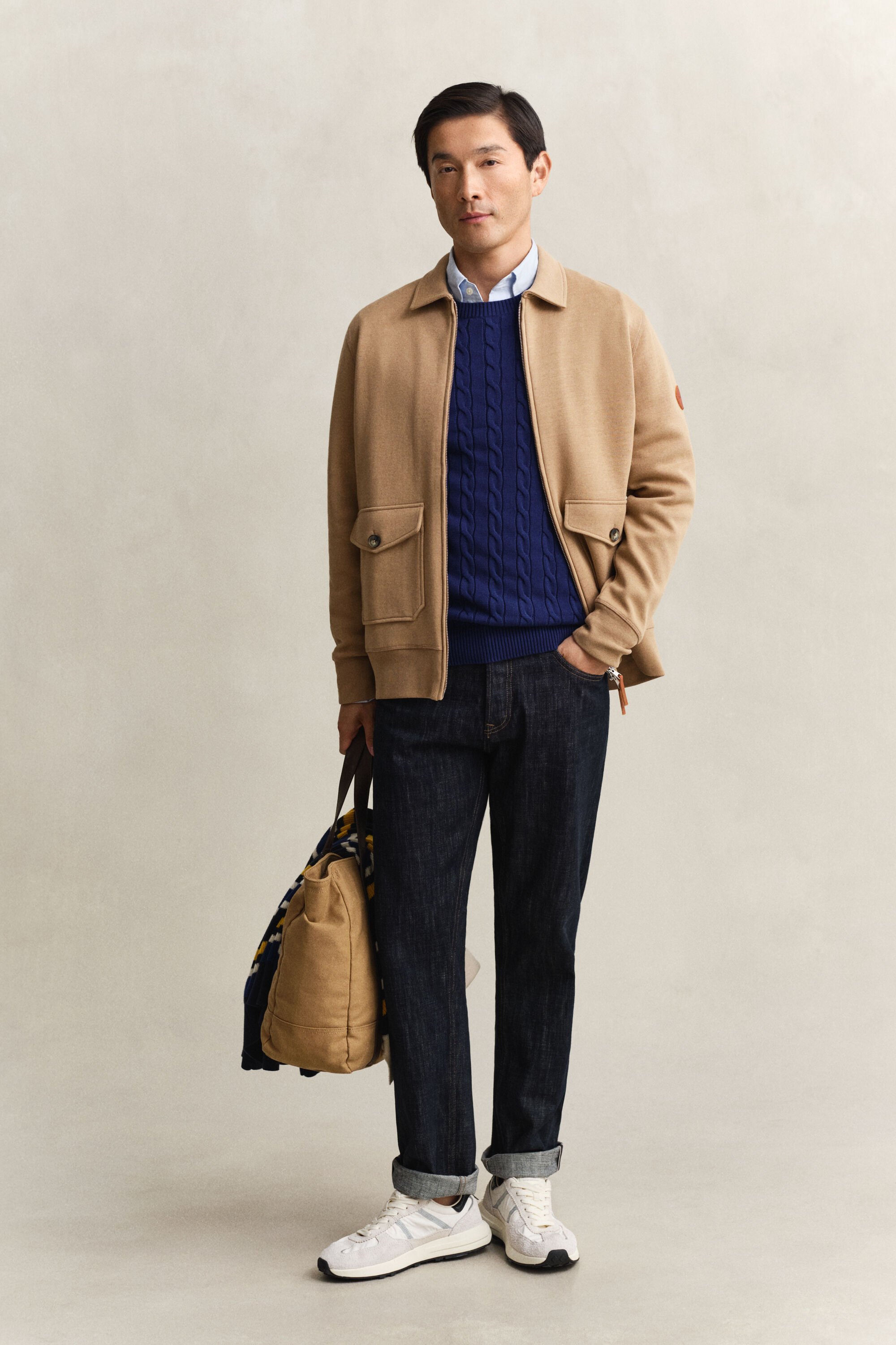 Ponte Di Roma sweatshirt med dragkedja