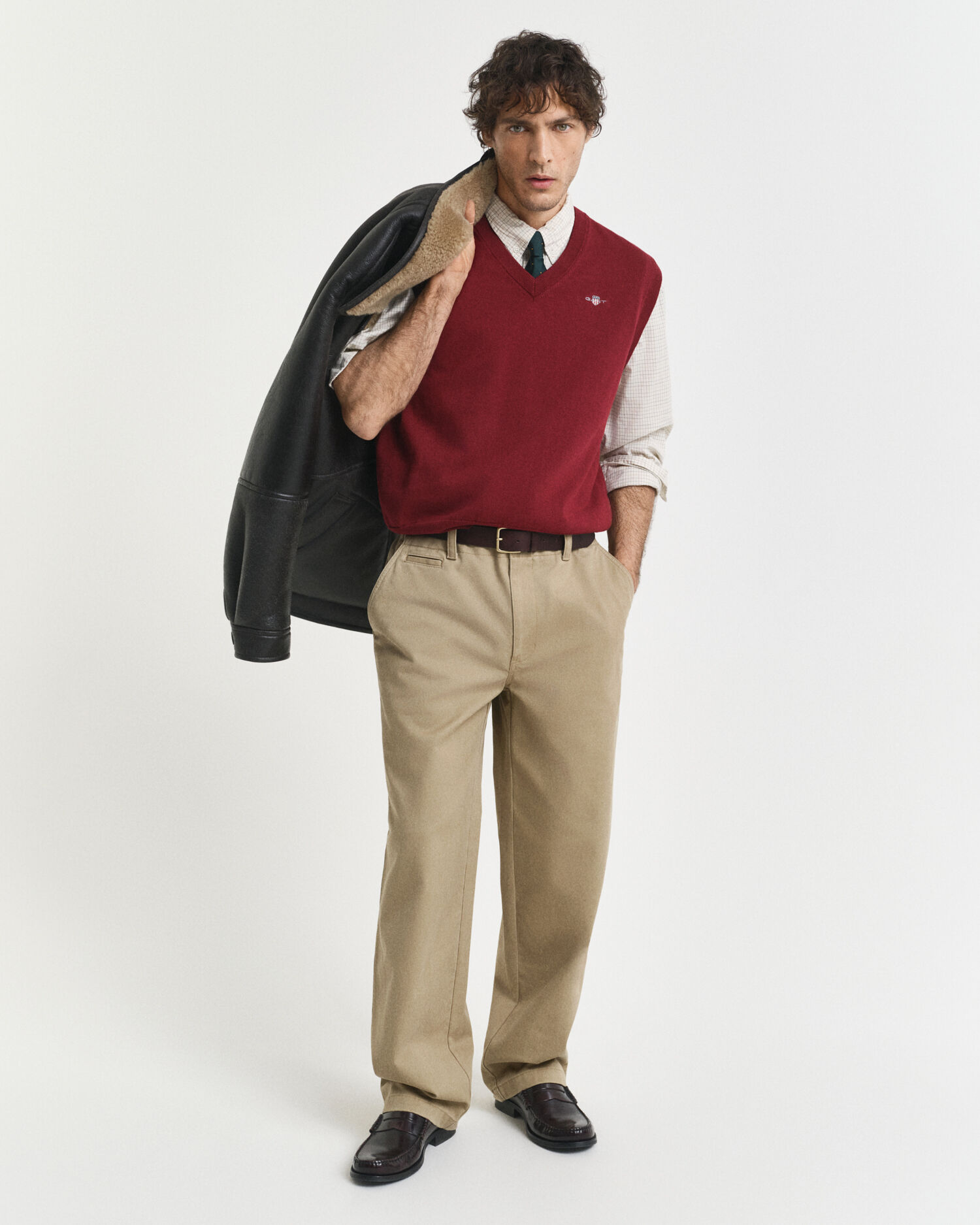 Klassisk bomullsväst