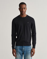 Crew neck tr&ouml;ja i bomull och kashmir