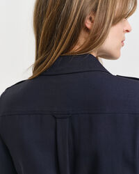 Skjortklänning med fickor