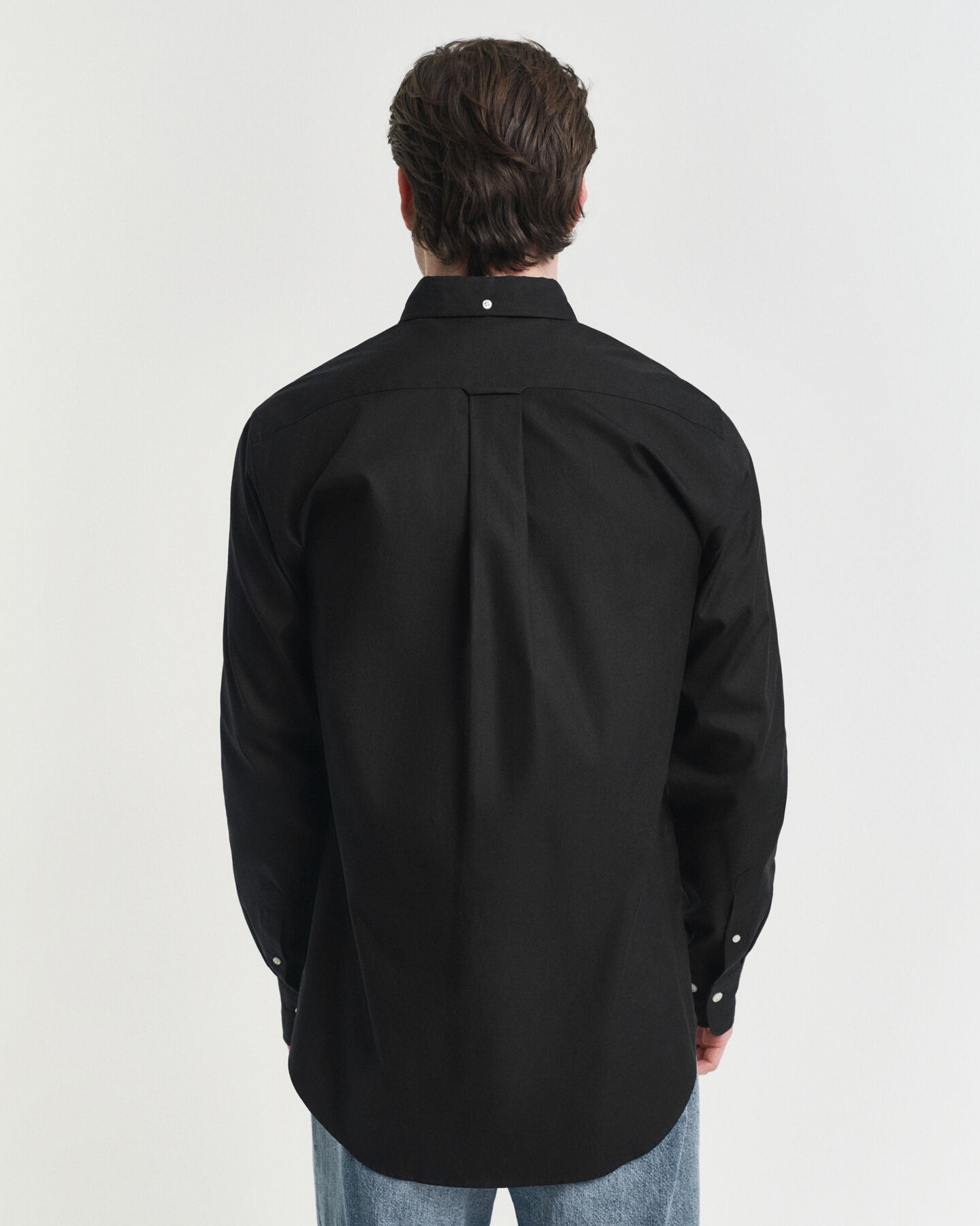 Regular fit pinpointvävd oxfordskjorta