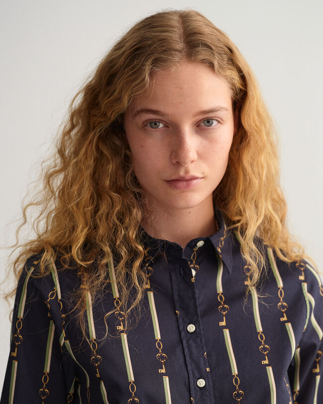 Regular fit American Luxe skjorta i bomullsvoile