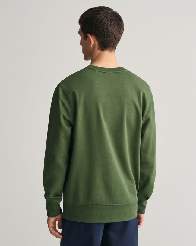 Rundhalsad sweatshirt med tryck