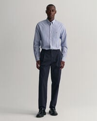 Slim fit twillchinos med veck