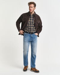 Regular fit Windblown rutig flanellskjorta