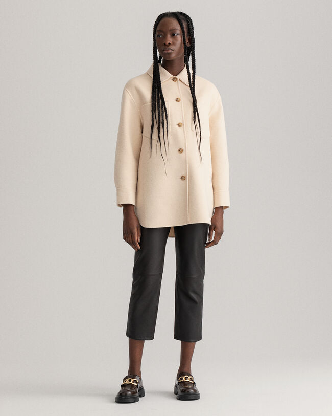 Handsydd skjortjacka