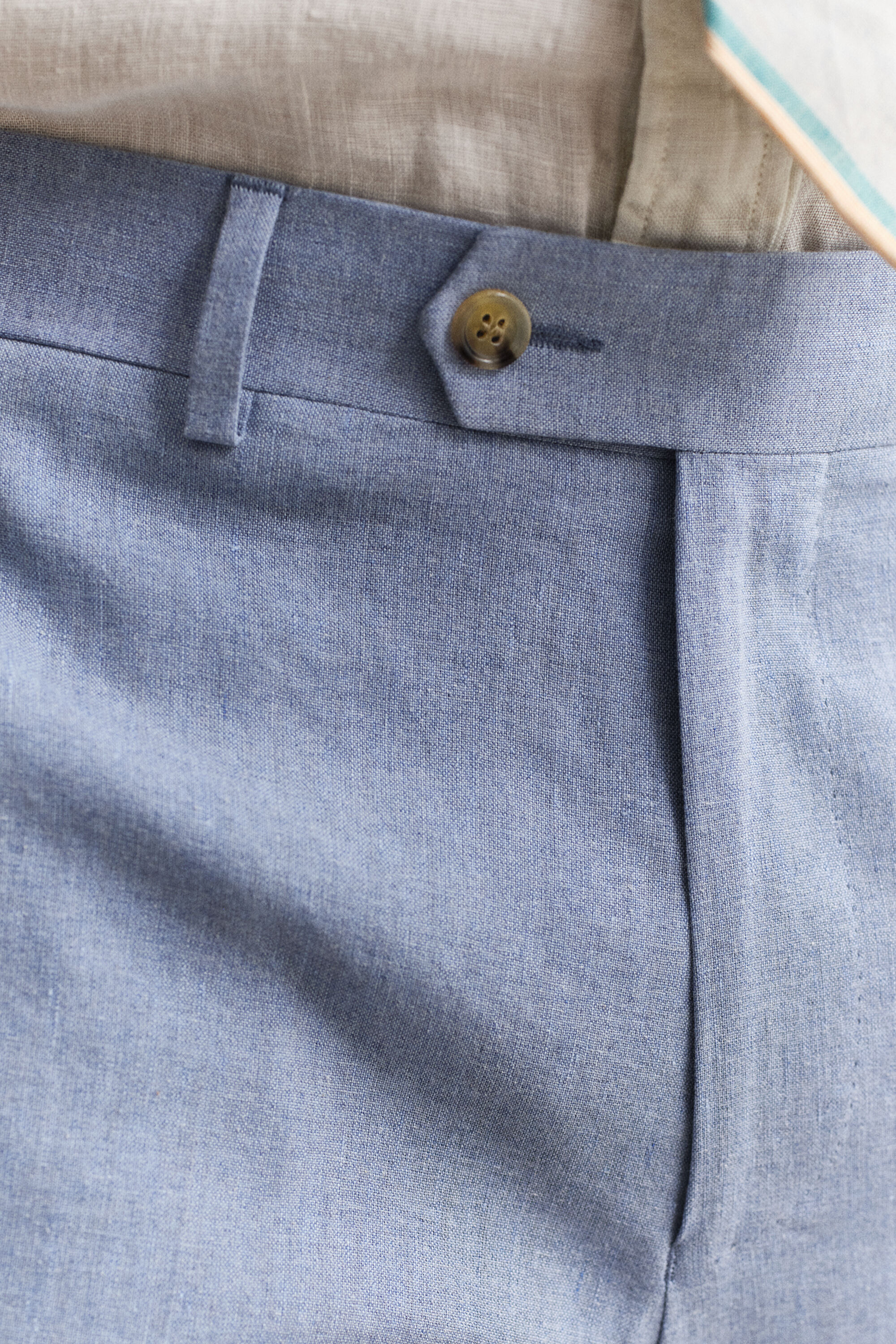 Kostymbyxor i linneblandning