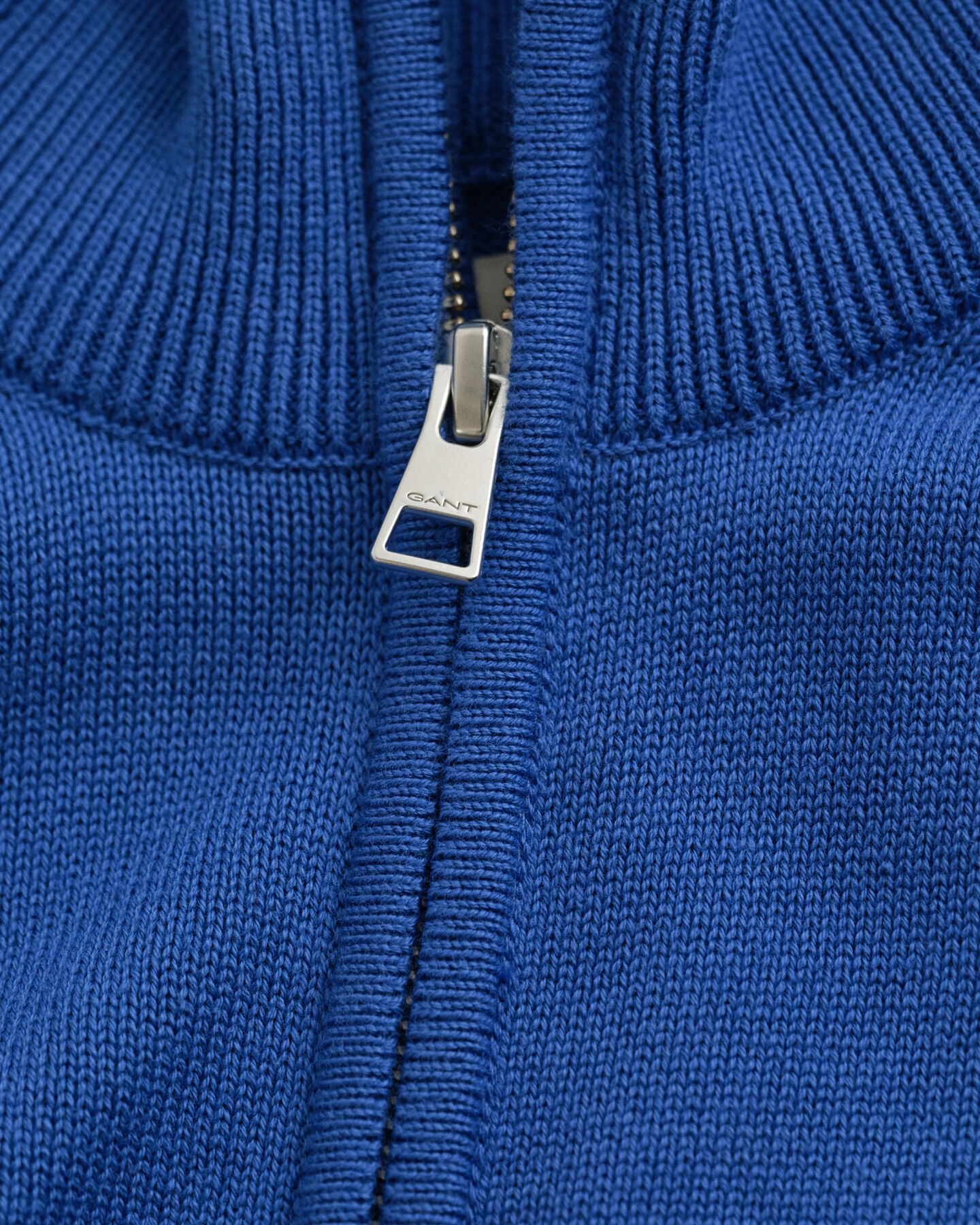 Casual Cotton kofta med dragkedja