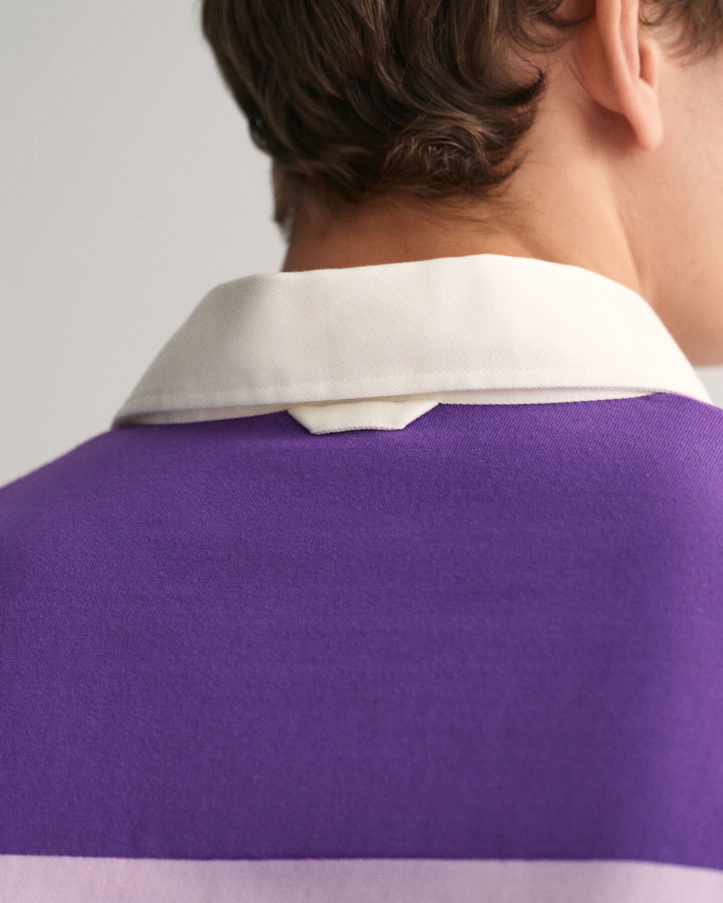 Retro bredrandig kortärmad Rugger