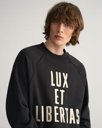 Luxe crew neck sweatshirt