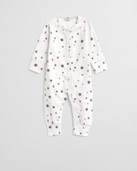 Baby pyjamas med snöflingor och G-mönster
