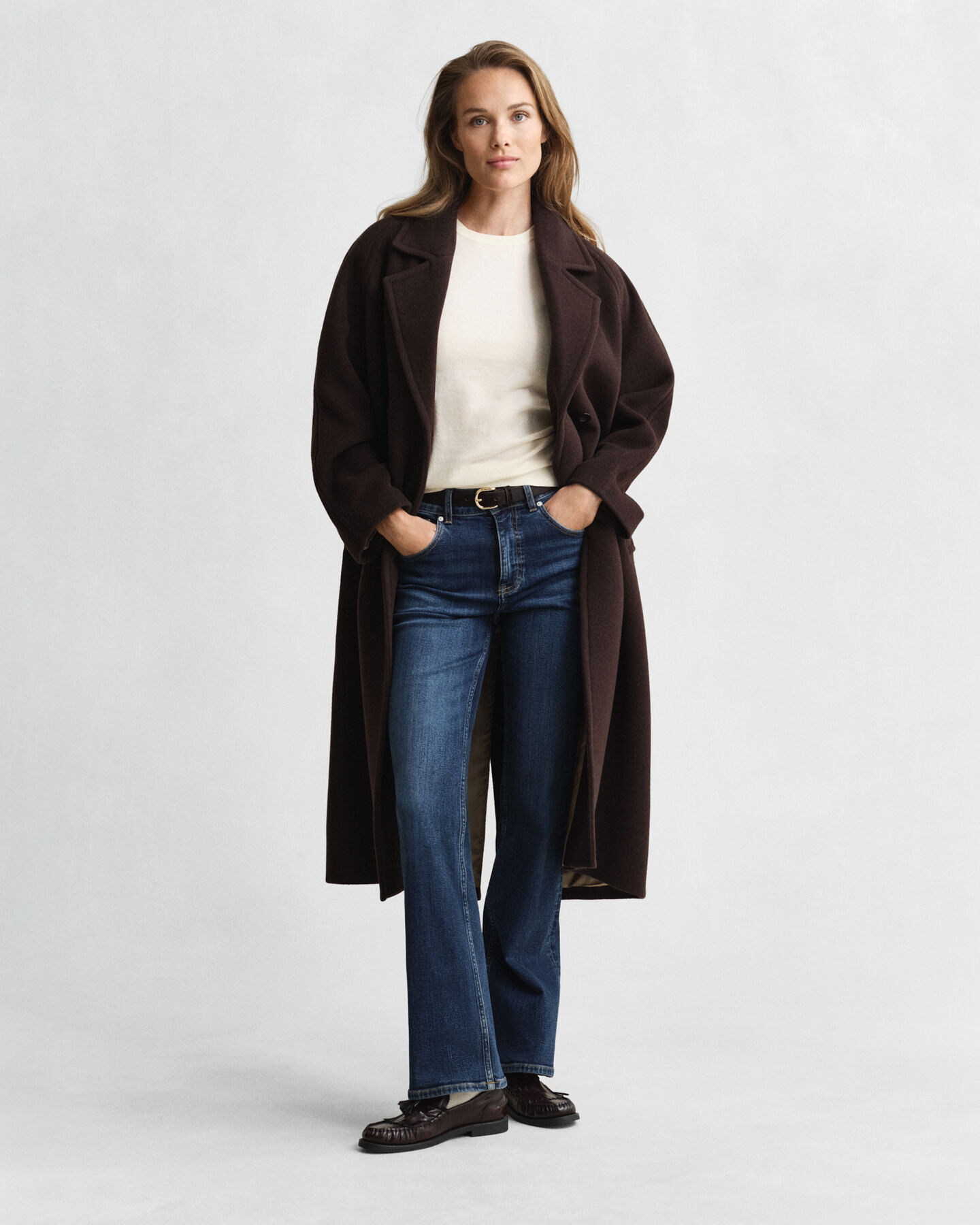 Lätt kortärmad rundhalsad tröja