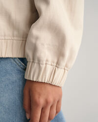 Bomberjacka i linneblandning