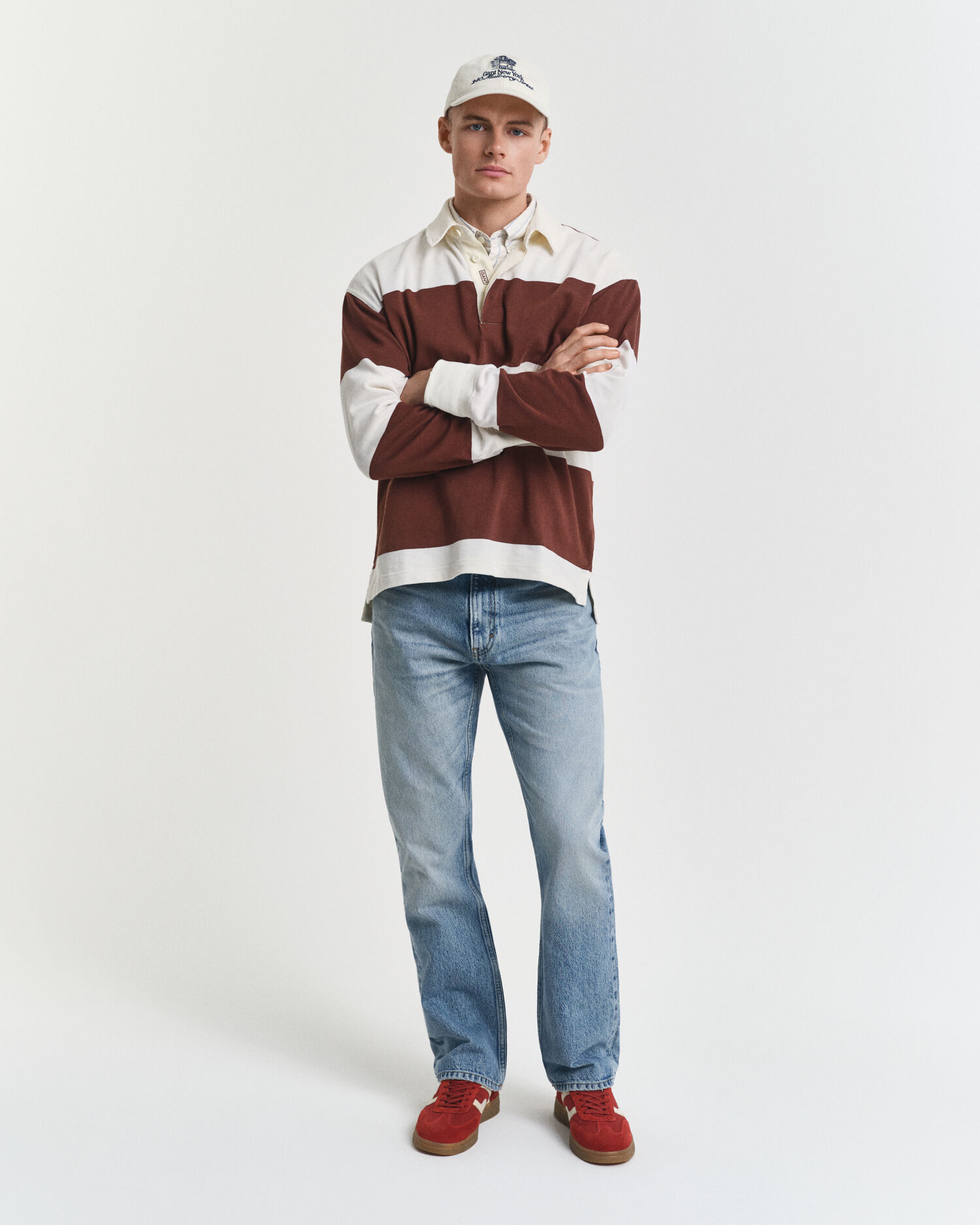 Bootcutjeans i vintagetvätt