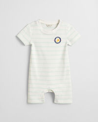 Baby randig sparkdräkt i jersey