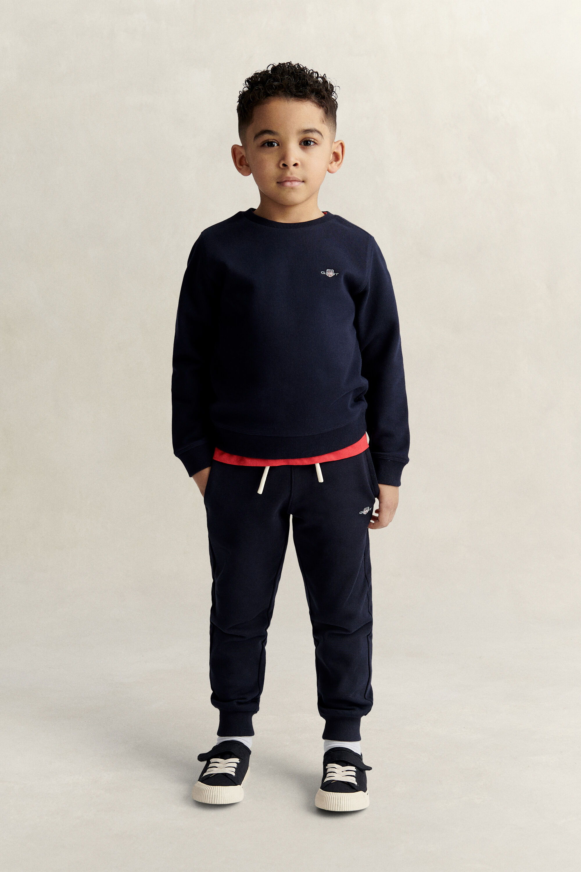 Kids sweatshirt med sköldemblem