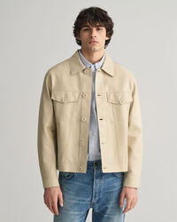 Truckerjacka i skinn