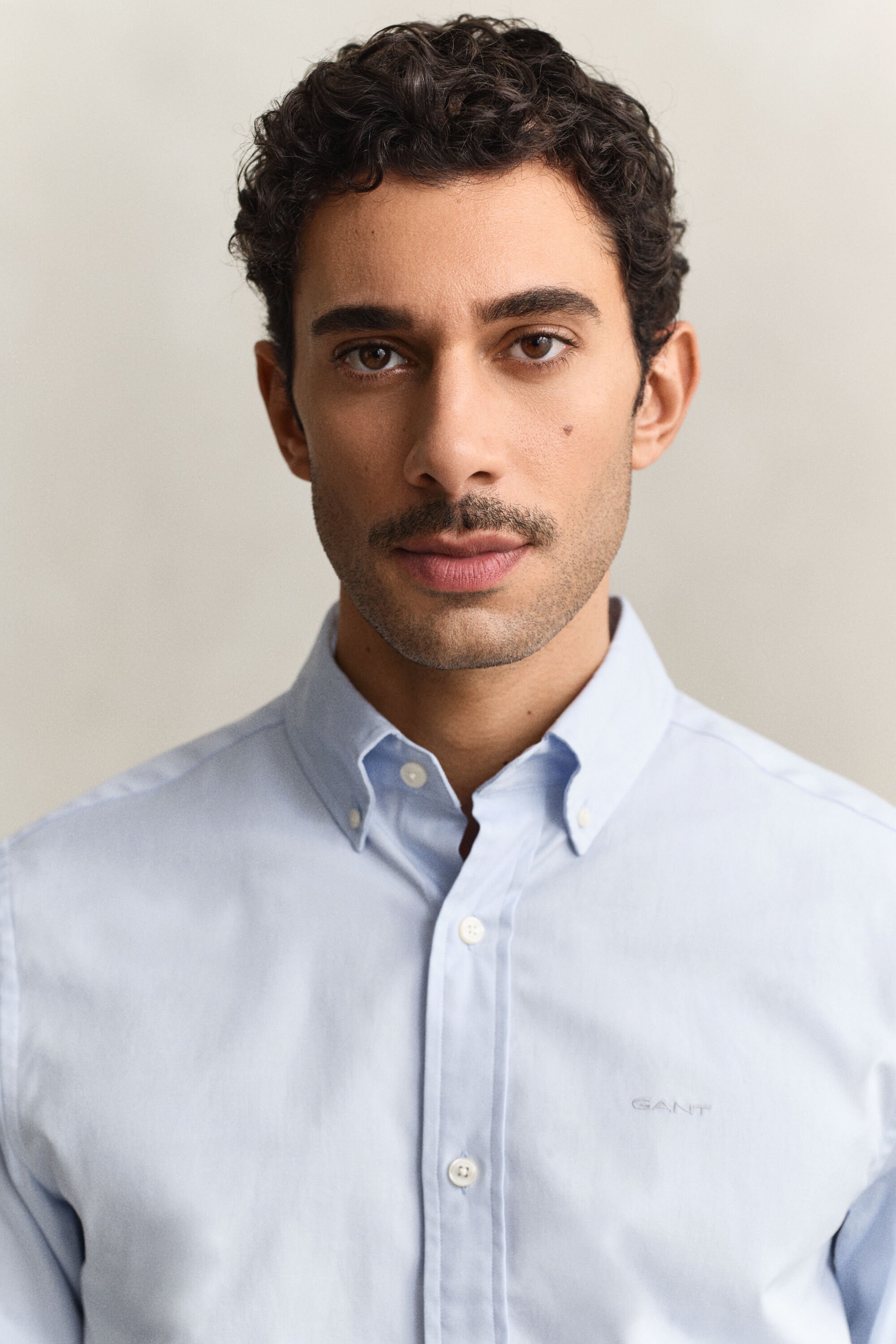 Pinpointvävd oxfordskjorta