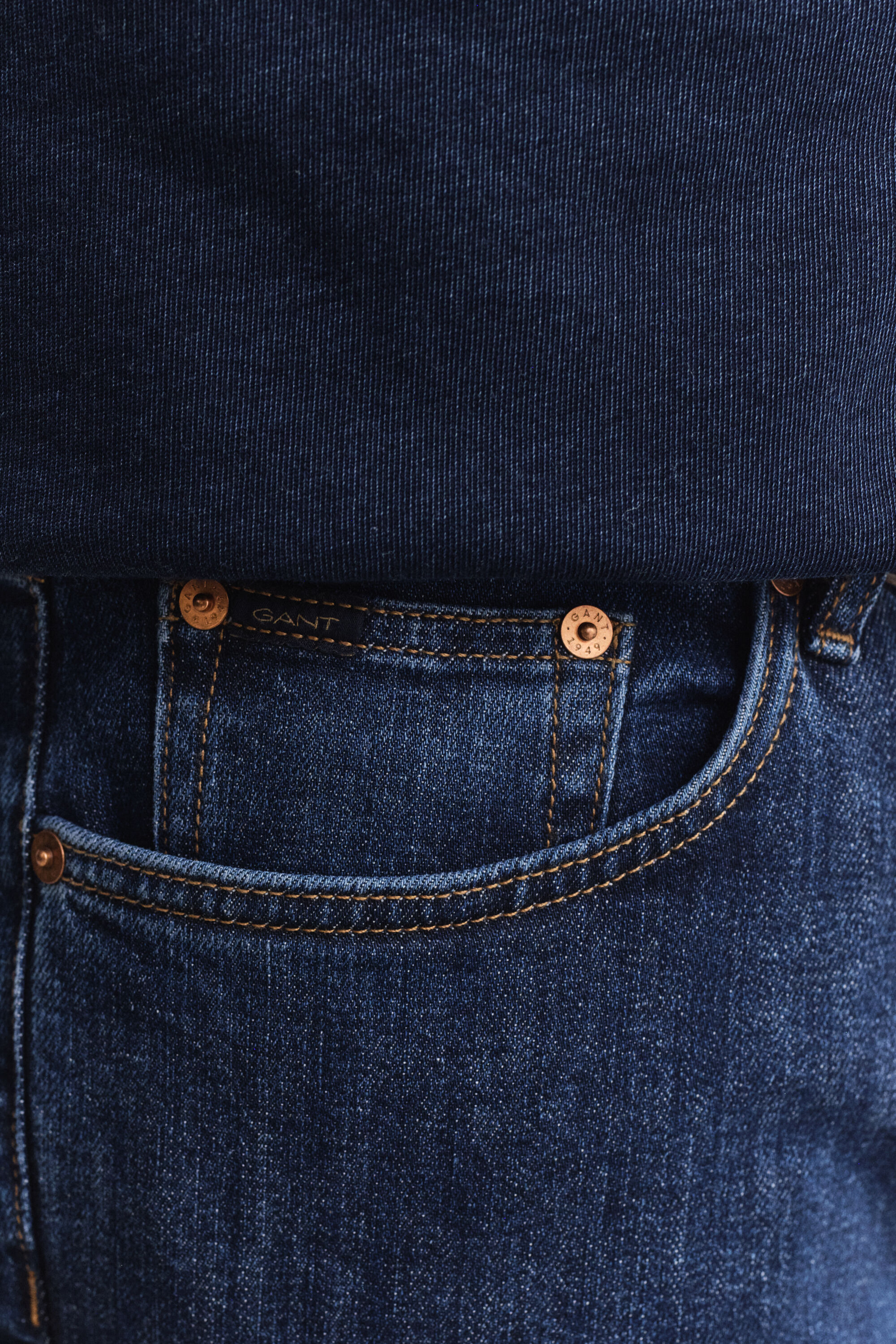 Slim fit jeans i stilren tvätt