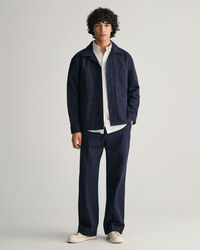 Regular fit sm&aring;m&ouml;nstrad skjorta