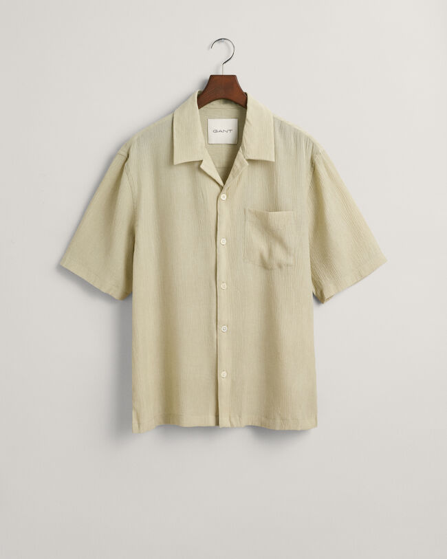 Relaxed fit skjorta med struktur