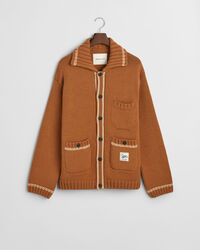 Yllecardigan med knappar