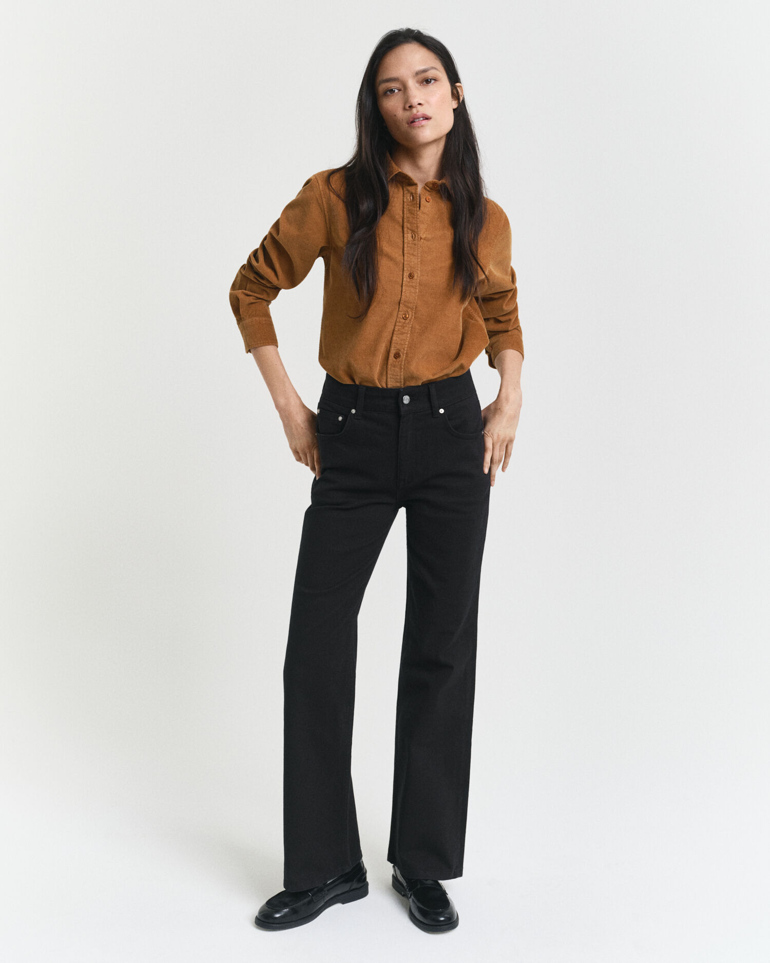 Regular fit manchesterskjorta