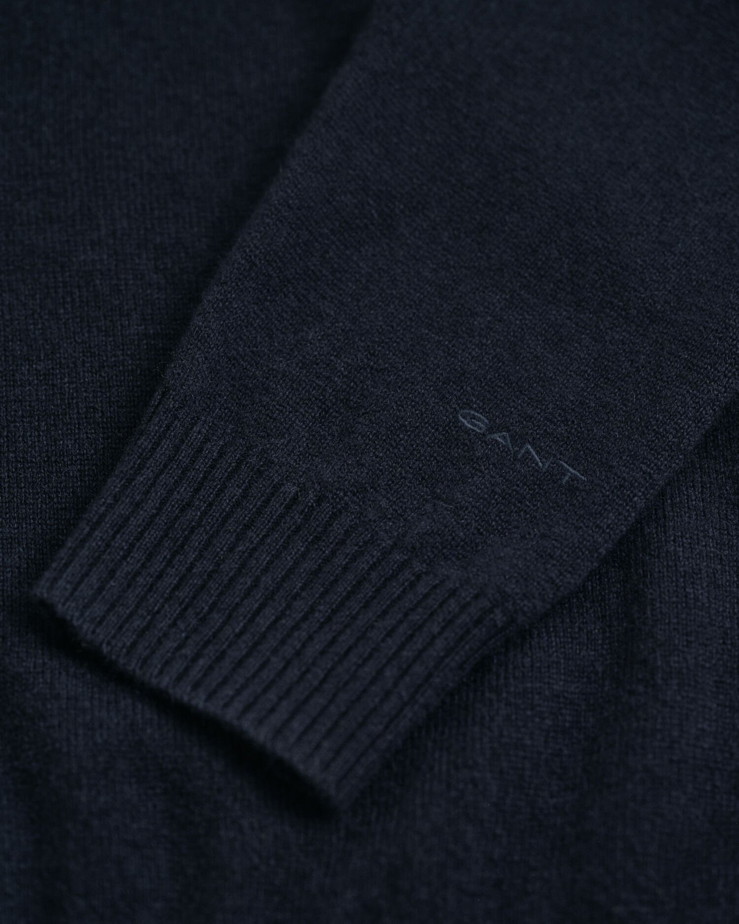 Kashmirtröja med half-zip